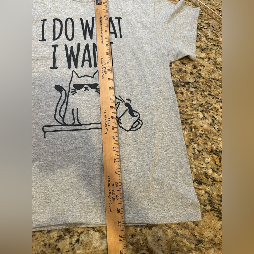 Odm Rude Cat I Do What I Want Funny T-Shirt unisex size medium - Picture 4 of 6